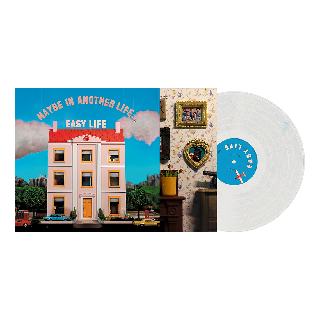 easy life - Maybe In Another Life: White And Blue Marbled Edition LP